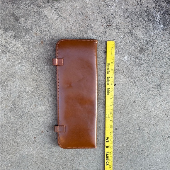 Vintage Brown Leather Men's Tie Holder - Picture 9 of 9
